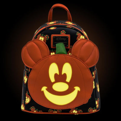 Loungefly Disney Mickey-O-Lantern Mini Backpack - Glow