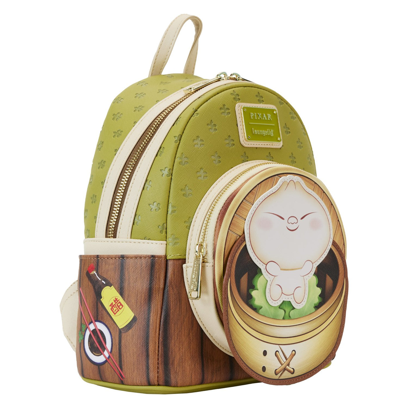 Loungefly Disney Pixar Bao Bamboo Steamer Mini Backpack - Side View