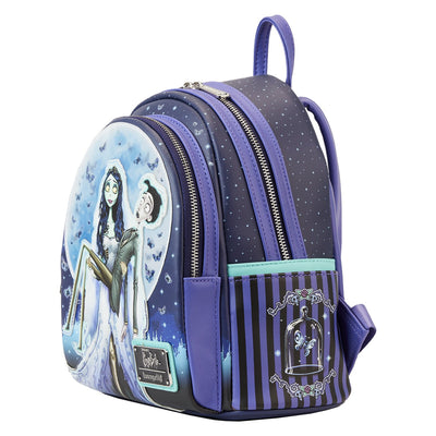 Loungefly Warner Brothers Corpse Bride Moon Mini Backpack - Side View