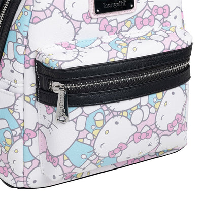 707 Street Exclusive - Loungefly Sanrio Hello Kitty Pastel Mini Backpack - Zipper