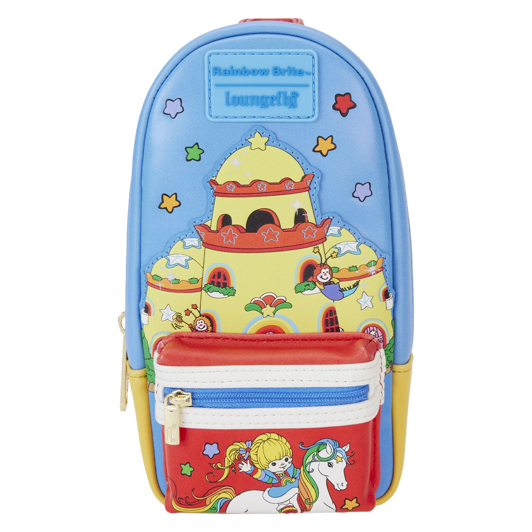 Loungefly Hallmark Rainbow Brite Castle Mini Backpack Pencil Case - Front