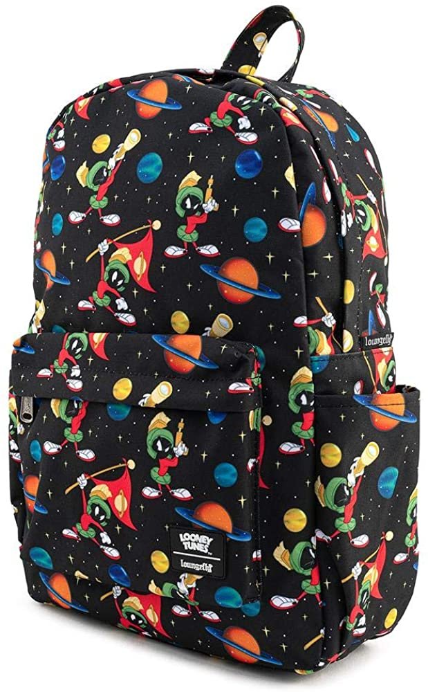 Looney Tunes Marvin the Martian Allover Print Nylon Backpack