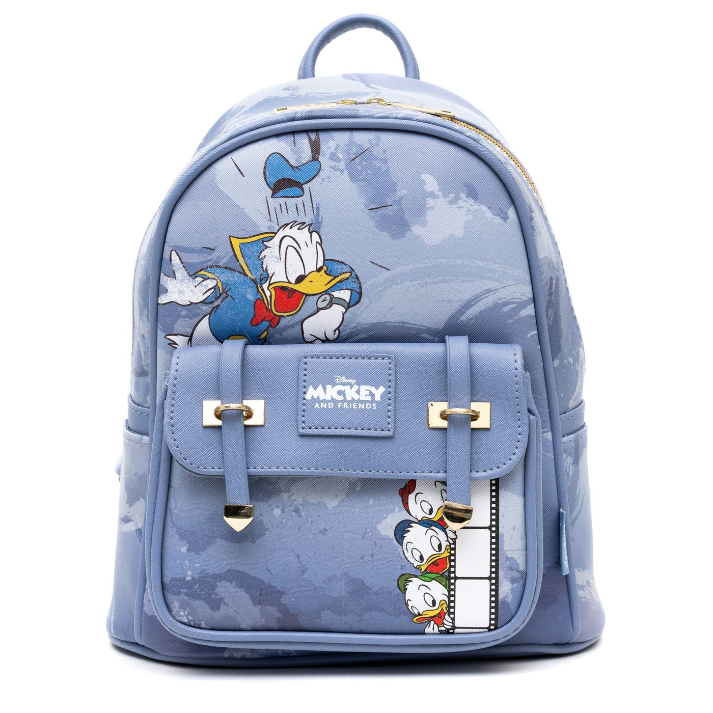 WondaPop Disney Donald Duck with Hewey, Dewey and Louie Mini Backpack - Front