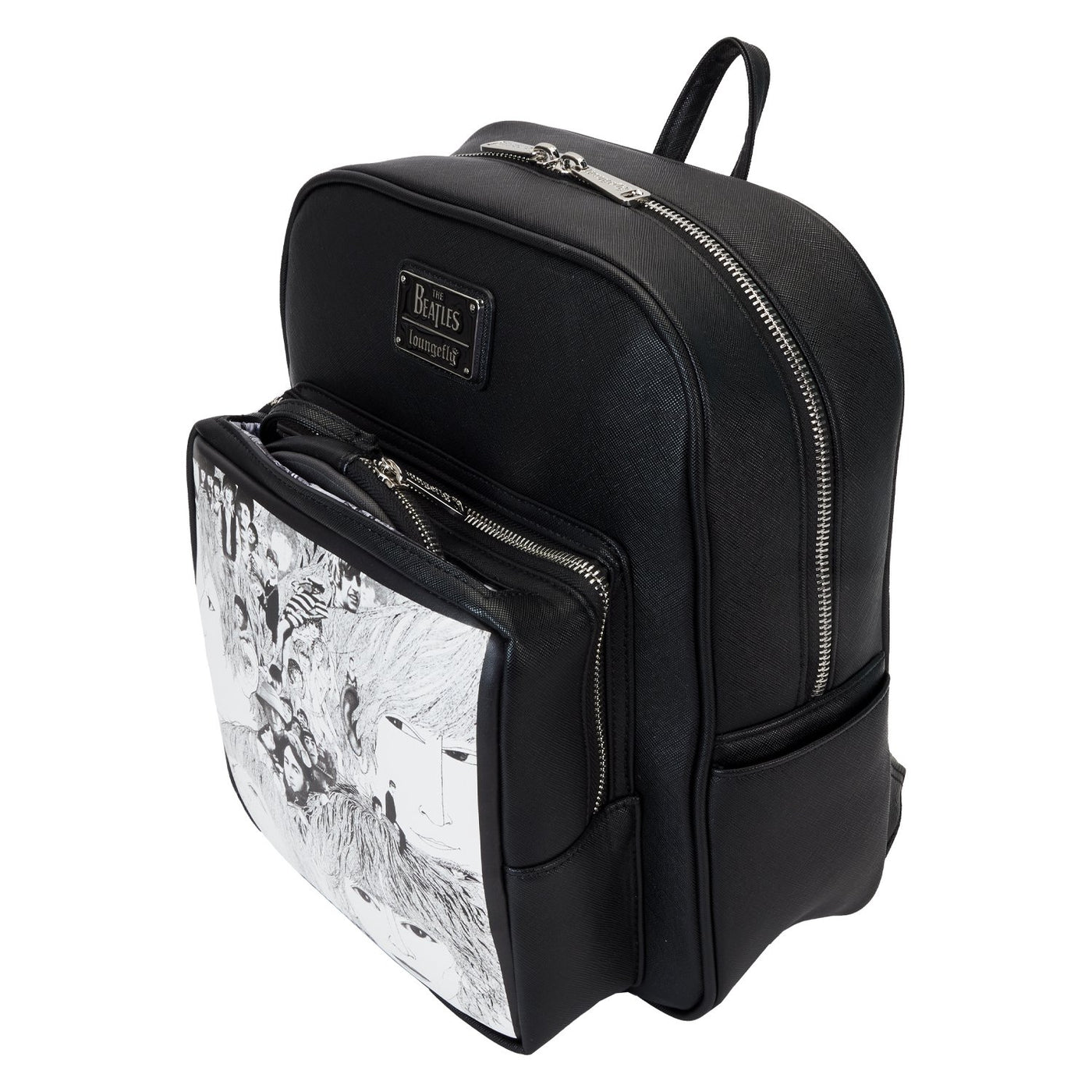 Loungefly The Beatles Revolver Album with Record Pouch Mini Backpack - Top View