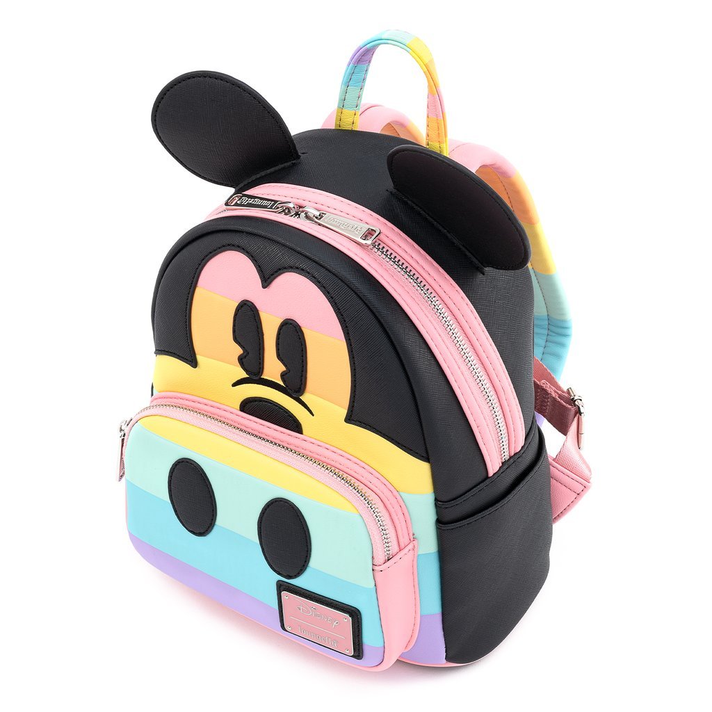 Disney Mickey Mouse Pastel Rainbow Cosplay Mini Backpack