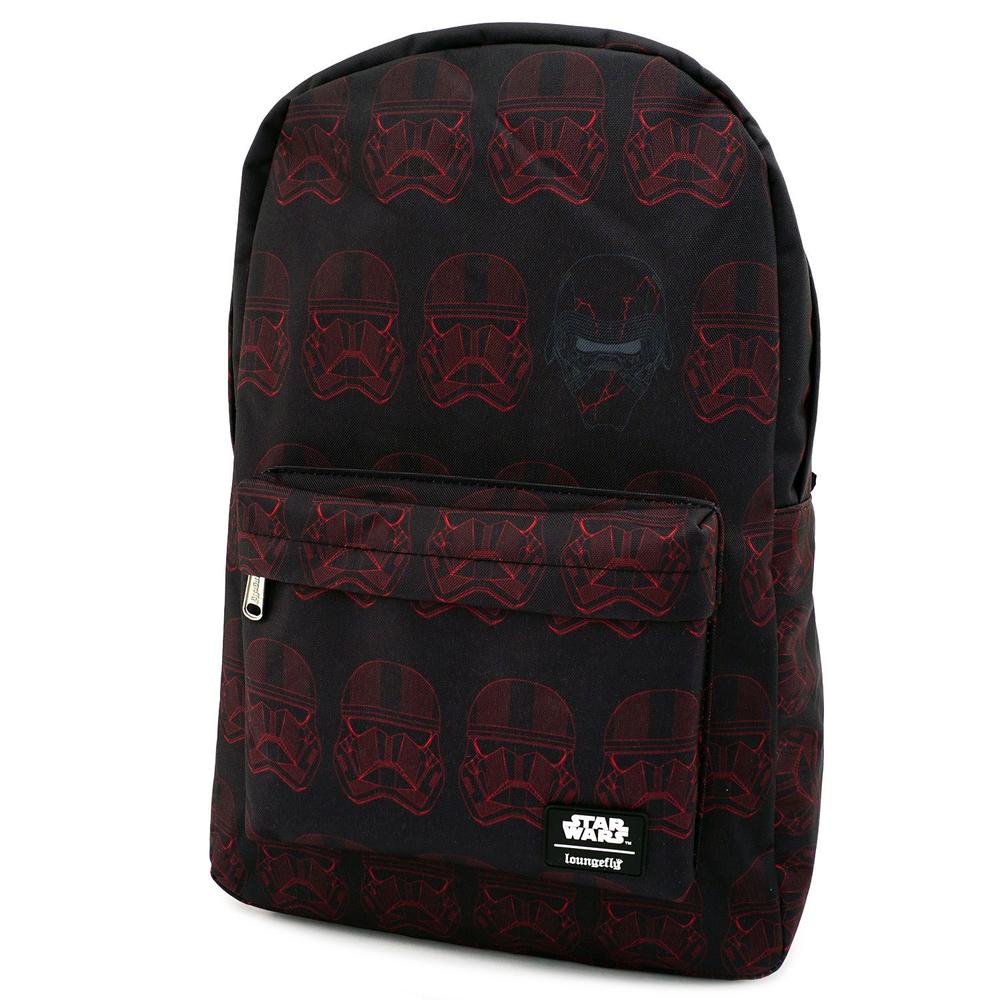 LOUNGEFLY X STAR WARS RED SITH TROOPER NYLON BACKPACK - SIDE