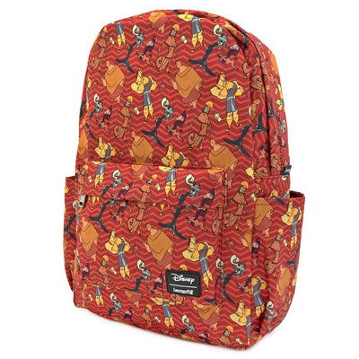 LOUNGEFLY X DISNEY EMPERORS NEW GROOVE NYLON BACKPACK - SIDE