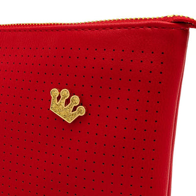 LOUNGEFLY RED PIN TRADER DOUBLE CROSSBODY BAG - PIN DETAIL 2