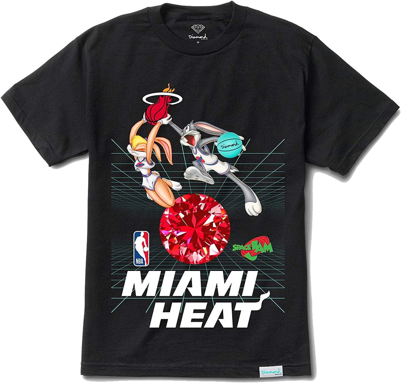 Space Jam x NBA Miami Heat Short Sleeve T-Shirt
