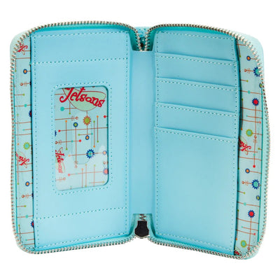 Loungefly Warner Brothers The Jetsons Spaceship Zip-Around Wallet - Loungefly wallet interior