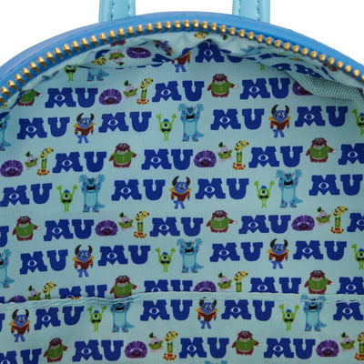 Loungefly Pixar Monsters University Scare Games Mini Backpack - Interior Lining