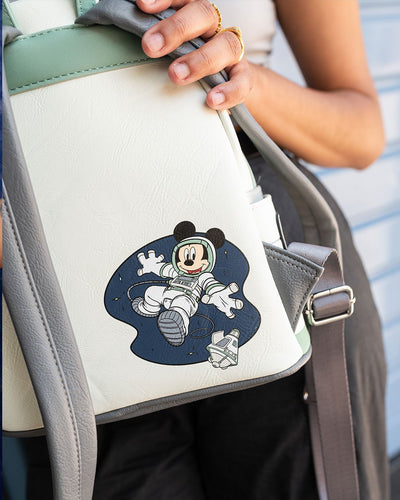 671803464285 - 707 Street Exclusive - Loungefly Disney Glow in the Dark Mickey Mouse Spaceman Cosplay Mini Backpack - IRL 02