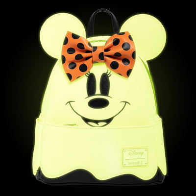 Loungefly Disney Ghost Minnie Cosplay Mini Backpack - Glow