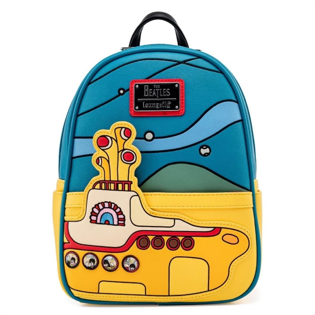 Loungefly The Beatles Yellow Submarine Mini Backpack - Front
