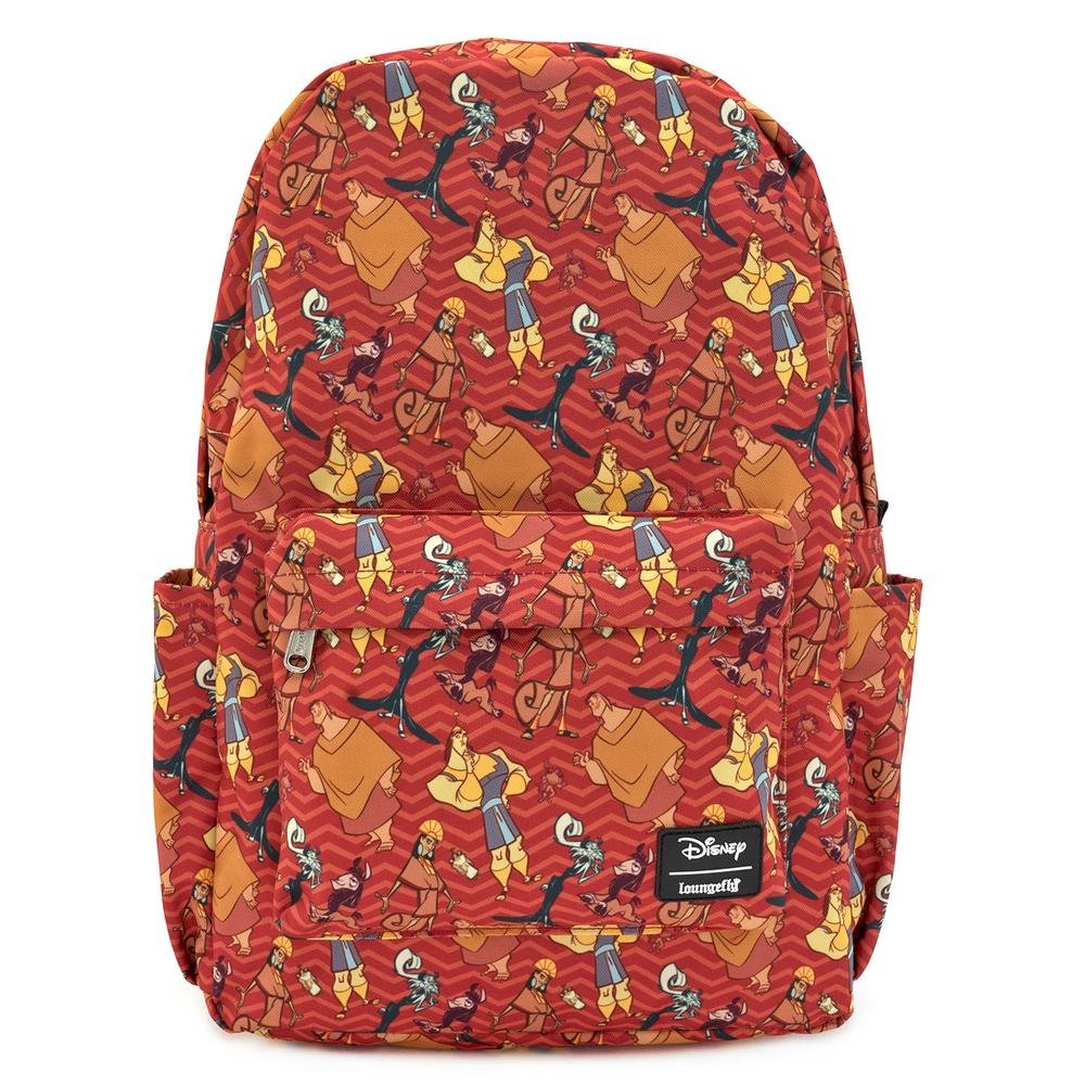 LOUNGEFLY X DISNEY EMPERORS NEW GROOVE NYLON BACKPACK - FRONT