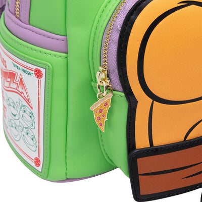 671803390911 - 707 Street Exclusive - Loungefly Nickelodeon TMNT Donatello Cosplay Mini Backpack - Zipper Pull