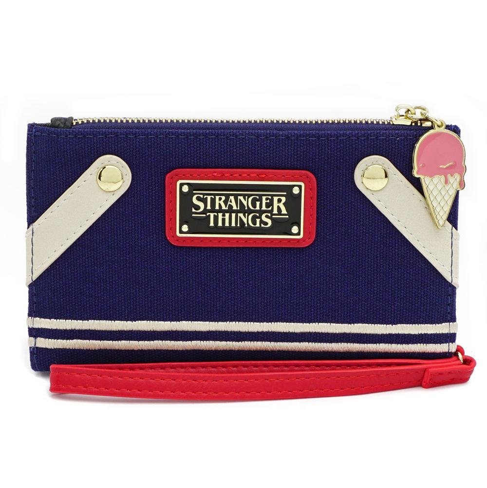 LOUNGEFLY X STRANGER THINGS SCOOPS AHOY COSPLAY CANVAS WALLET - BACK