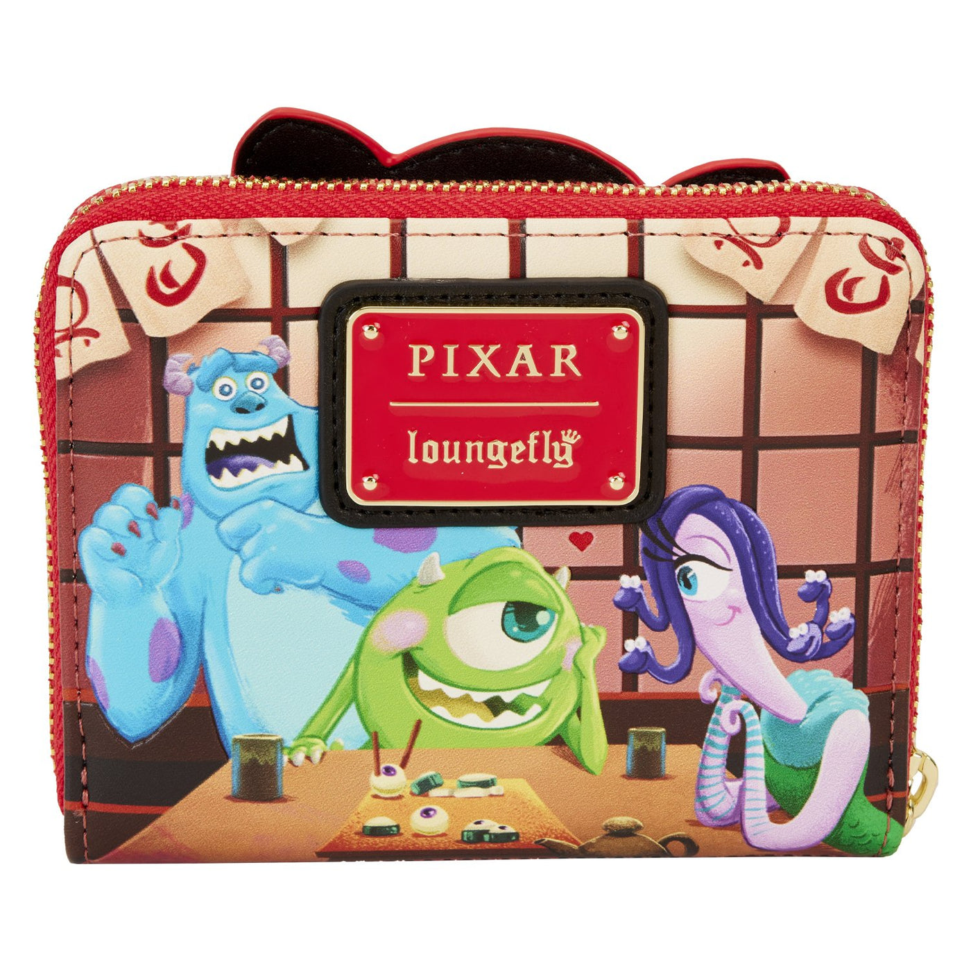 Loungefly Disney Pixar Monsters Inc Boo Takeout Zip-Around Wallet - Back