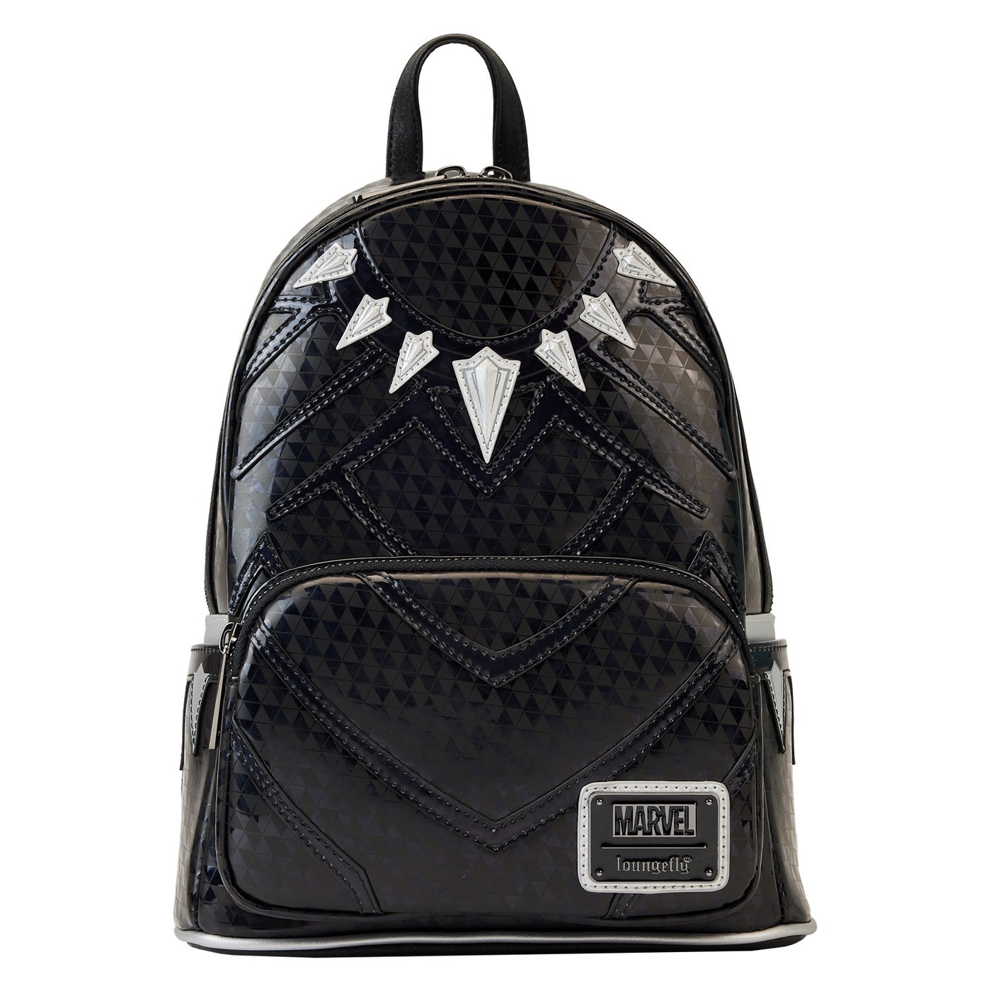 Loungefly Marvel Shine Black Panther Cosplay Mini Backpack - Front