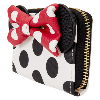 Loungefly Disney Minnie Rocks the Dots Accordion Card Holder - Side View