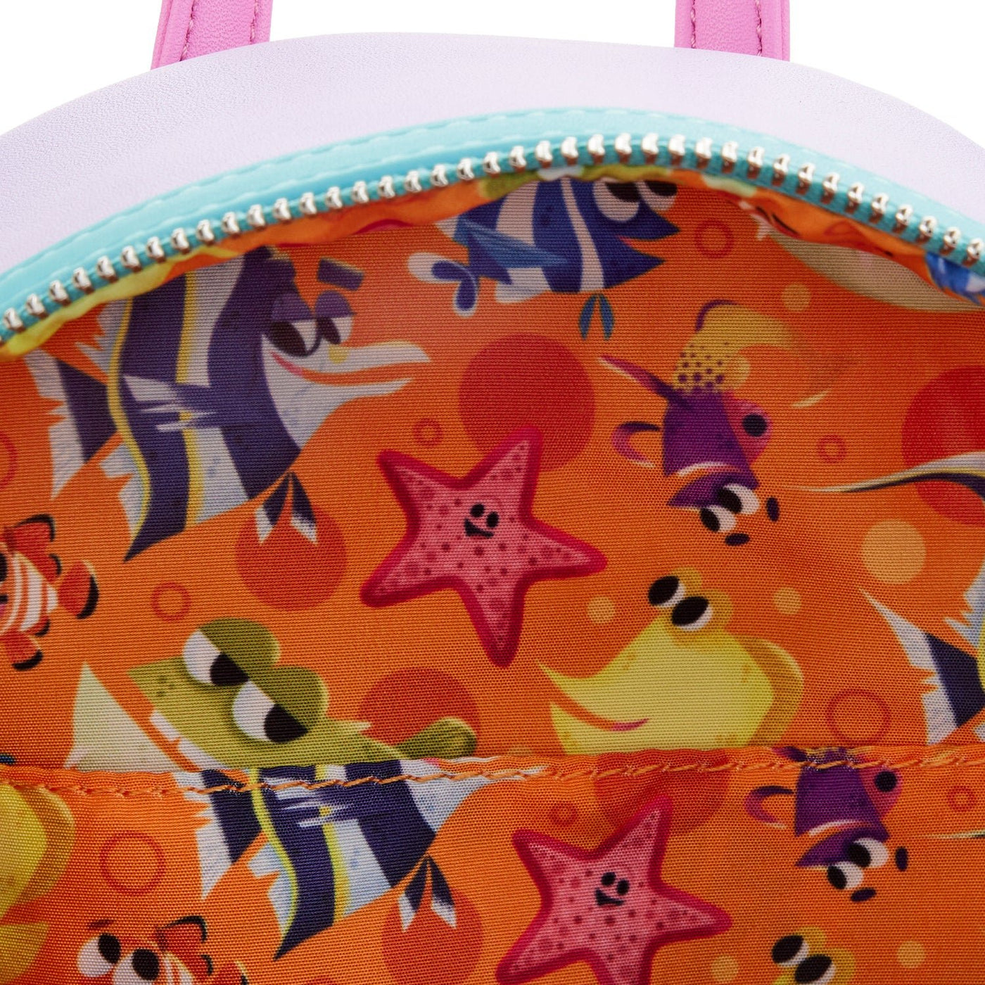 Loungefly Pixar Moments Finding Nemo Darla Mini Backpack - Interior Lining