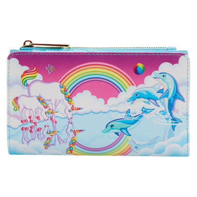 Loungefly Lisa Frank Markie Reflection Flap Wallet - Front