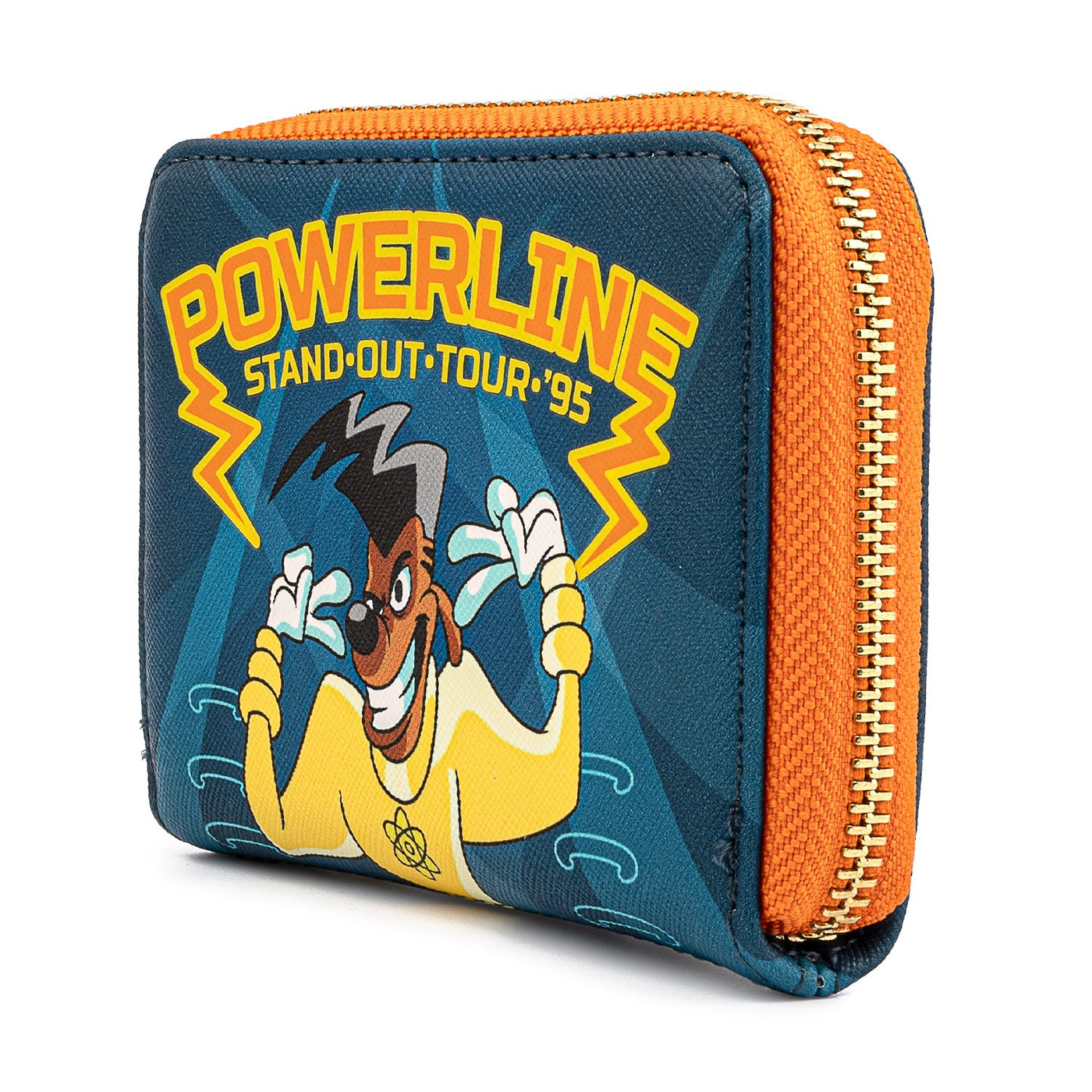 Loungefly Disney Goofy Movie Powerline All Access Pass Zip-Around Wallet