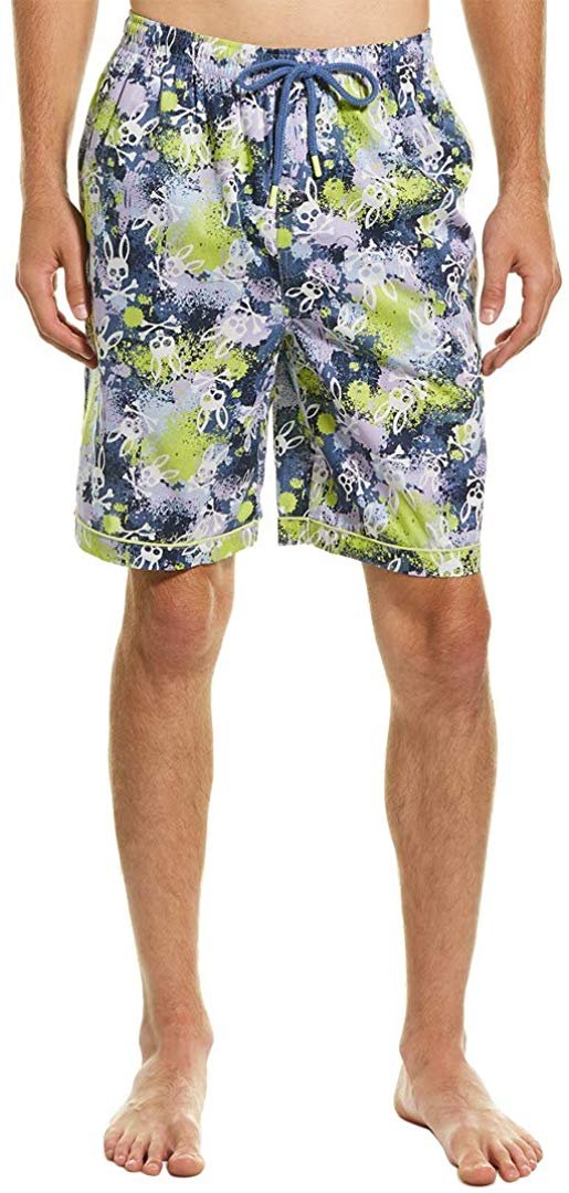 Mens Printed Woven Jam Lounge Shorts