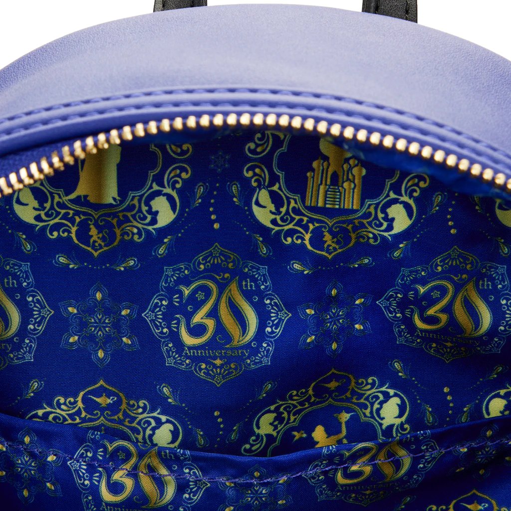 Loungefly Disney Aladdin 30th Anniversary Mini Backpack - Interior Lining