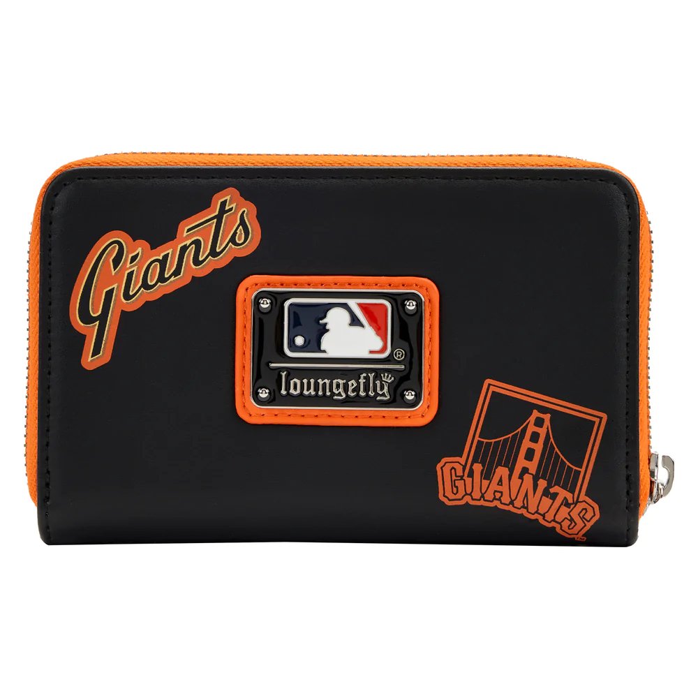 Loungefly MLB San Francisco Giants Patches Zip-Around Wallet - Back