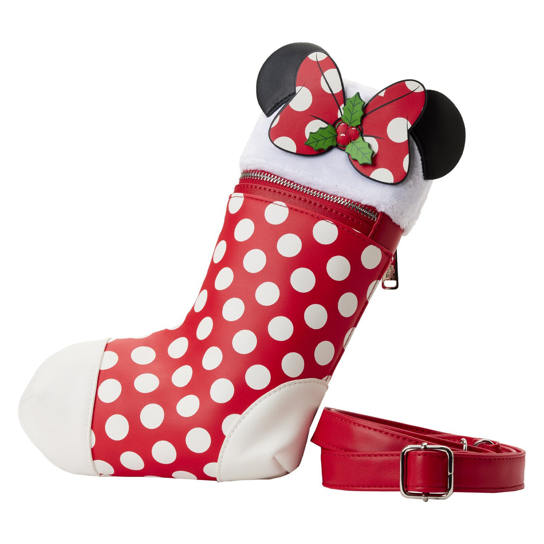 Loungefly Disney Minnie Cosplay Stocking Crossbody - Front