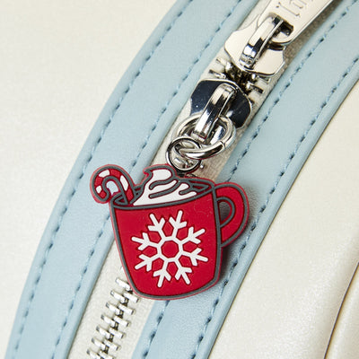 Loungefly Disney Stitch Snow Angel Cosplay Mini Backpack - Zipper Pull