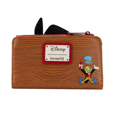 Loungefly Disney Pinocchio Peeking Flap Wallet - Back