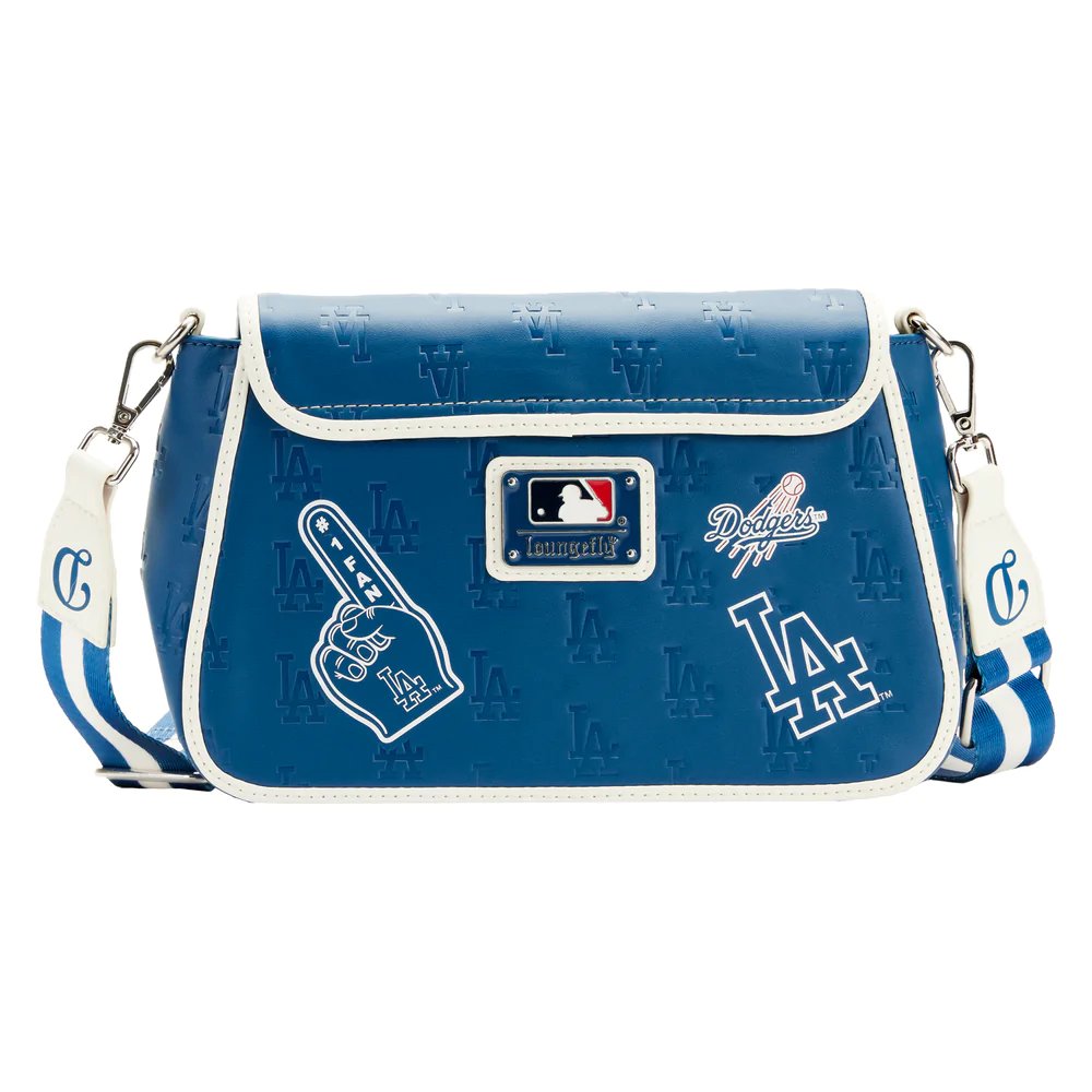 Loungefly MLB Los Angeles Dodgers Patches Crossbody - Back