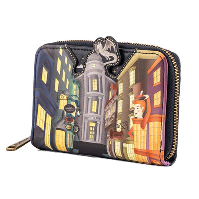 Loungefly Harry Potter Diagon Alley Zip-Around Wallet - Side