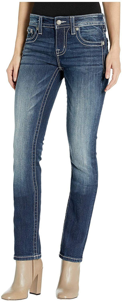Stitched Love Straight Jeans