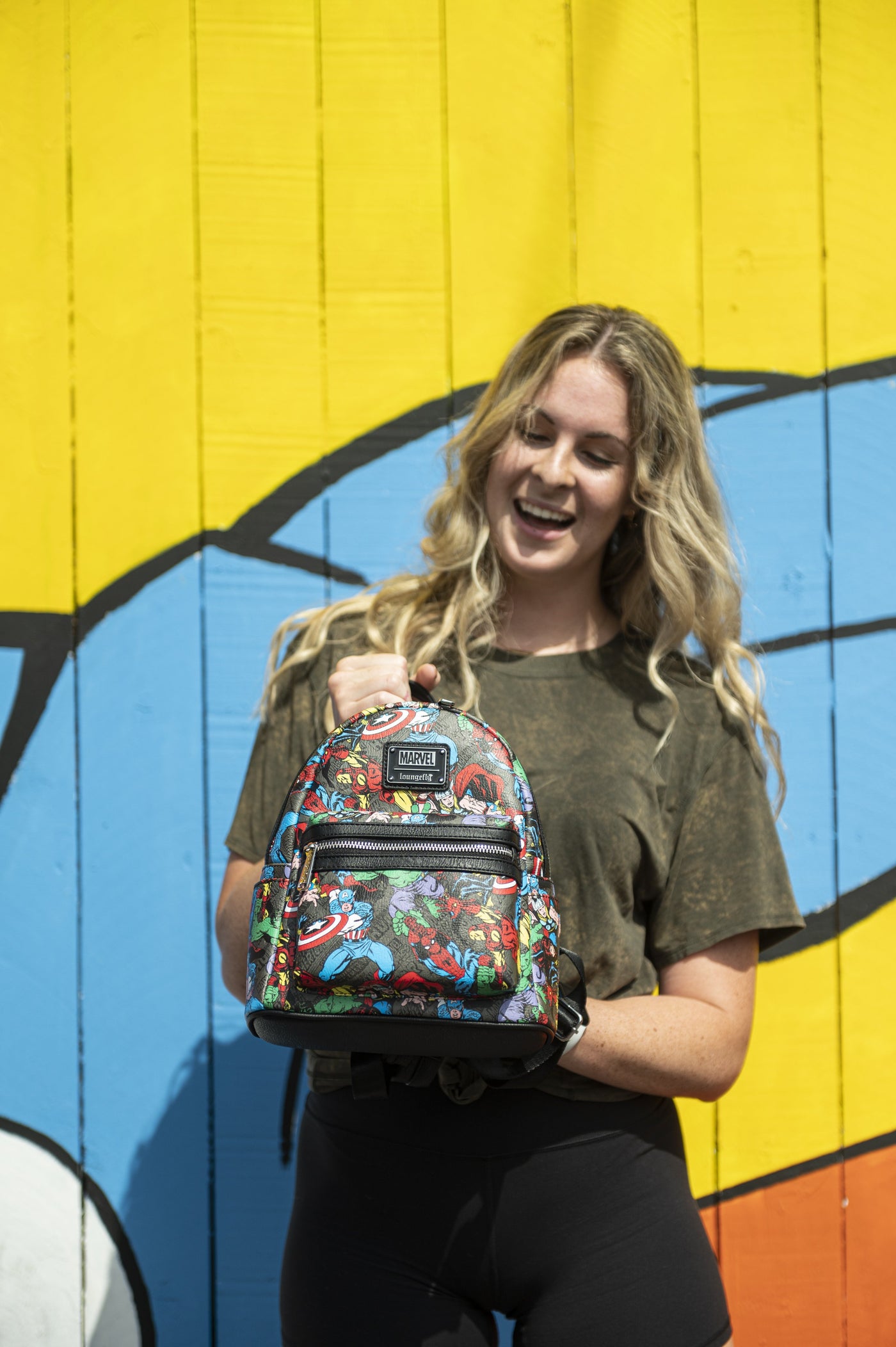 707 Street Exclusive - Loungefly Marvel Avengers Allover Print Mini Backpack - IRL 02