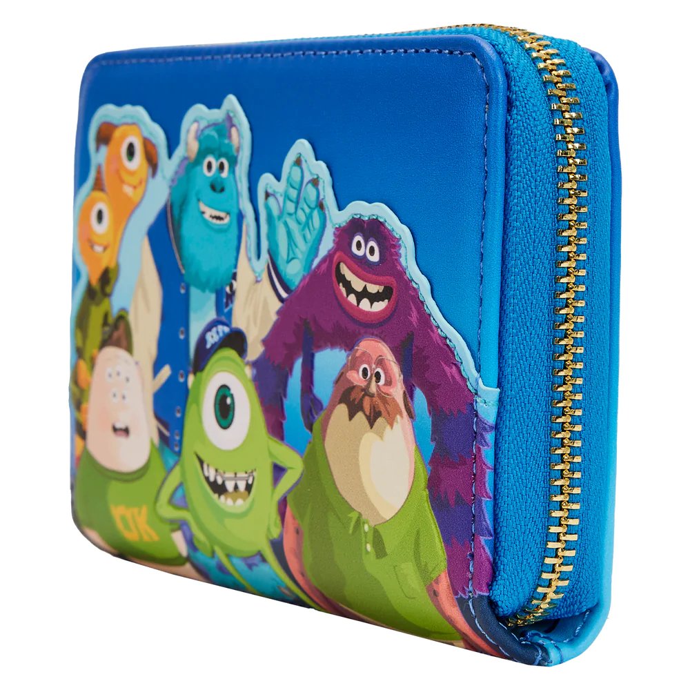 Loungefly Pixar Monsters University Scare Games Zip-Around Wallet - Loungefly wallet side view