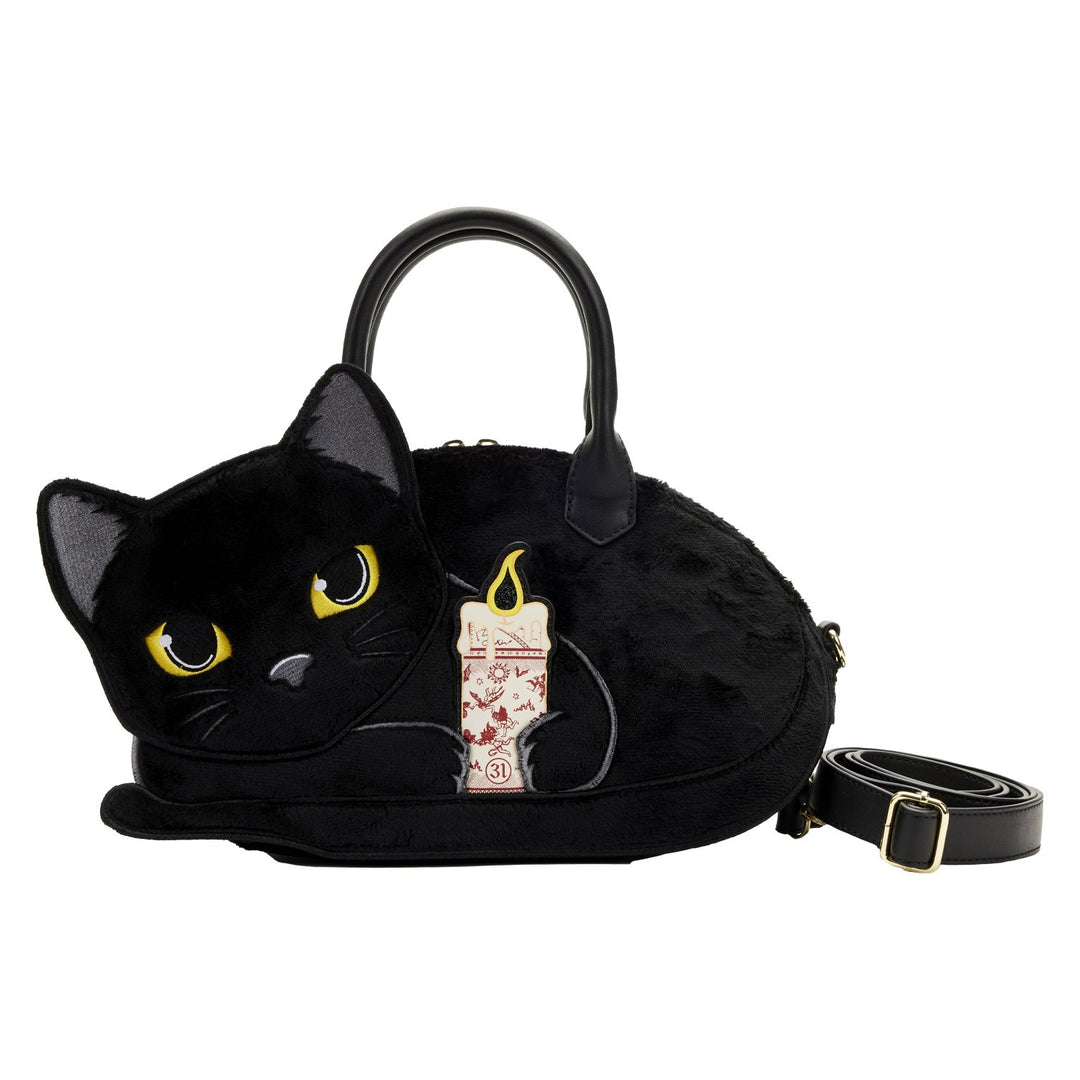 Loungefly Disney Hocus Pocus Binx Holding Candle Crossbody - Front