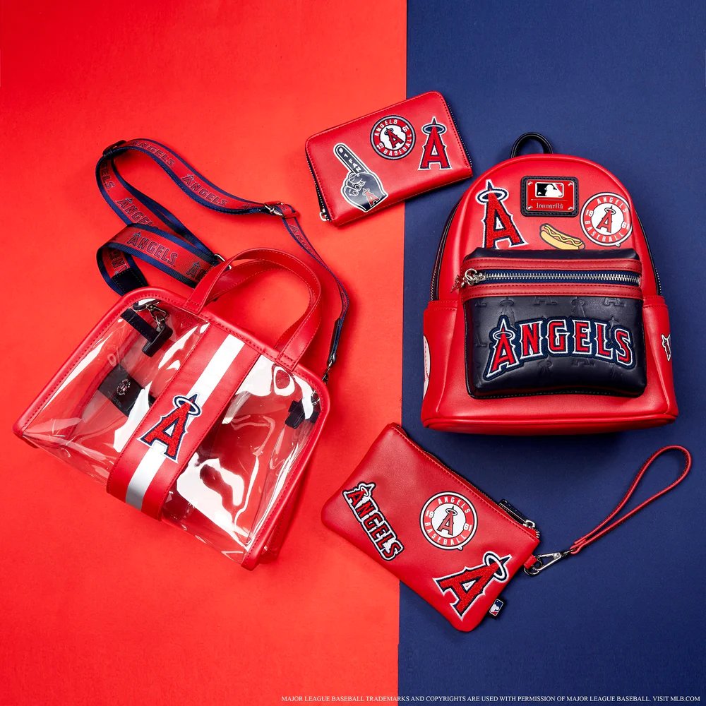 Loungefly MLB Anaheim Angels Stadium Crossbody with Pouch - Lifestyle - 671803422216