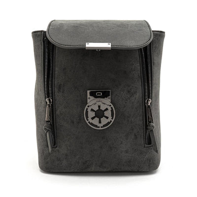 Loungefly x Star Wars Imperial Convertible Mini Backpack - OPENED UNZIPPED