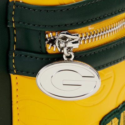 Loungefly NFL Greenbay Packers Patches Mini Backpack - Zipper Pull