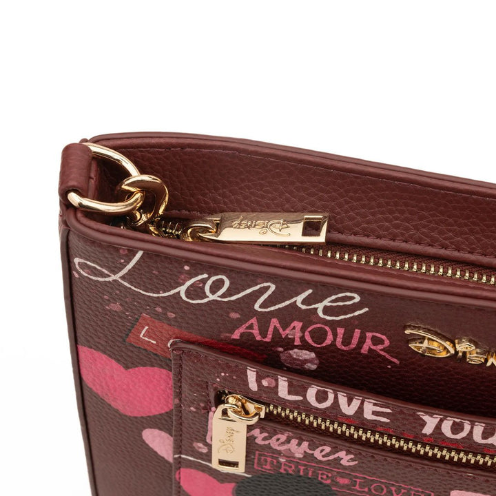 WondaPop Designer Series Disney Valentine Mickey and Minnie Crossbody - Top View