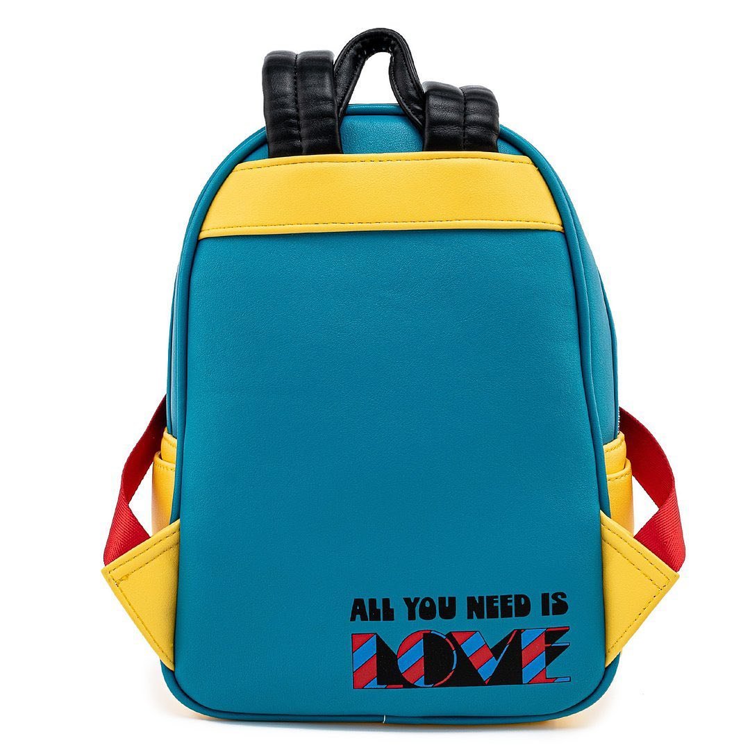 Loungefly The Beatles Yellow Submarine Mini Backpack - Back
