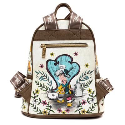 WondaPop Disney Alice in Wonderland Mini Backpack - Back No Straps