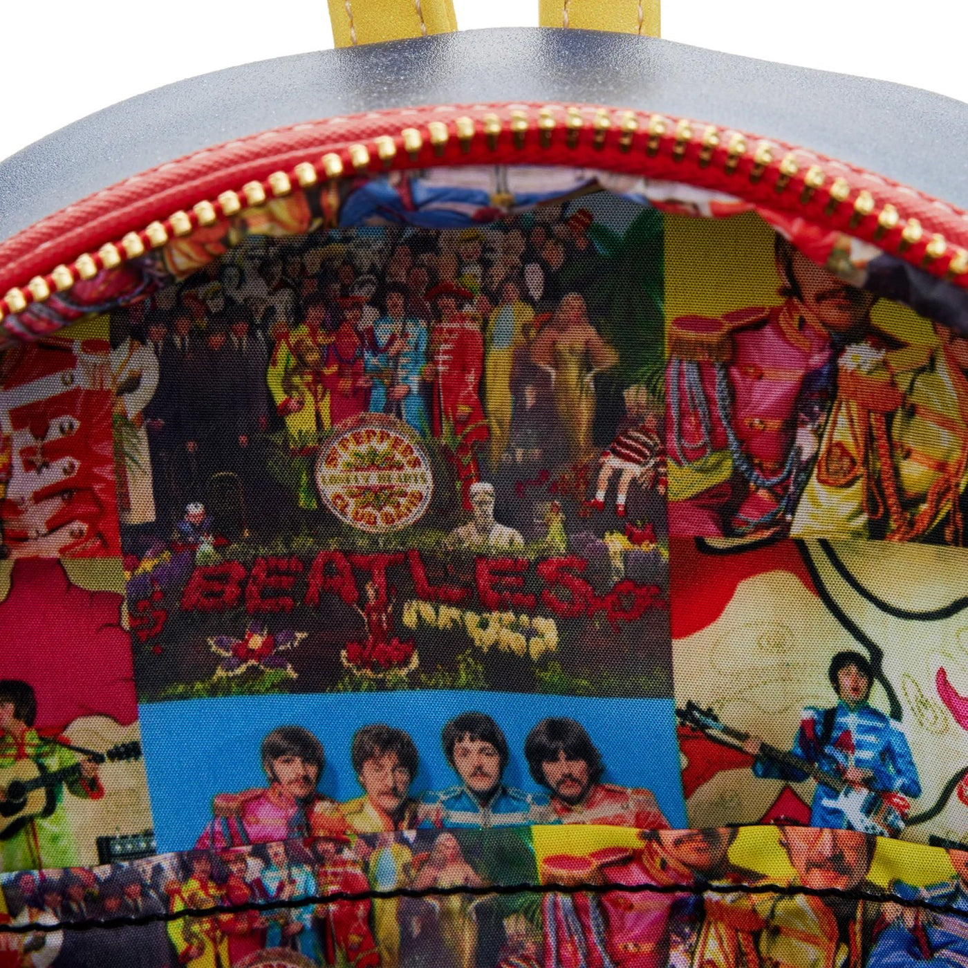 Loungefly The Beatles Sgt Peppers Mini Backpack - Interior Lining