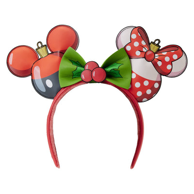 Loungefly Disney Mickey Minnie Ornament Headband - Front