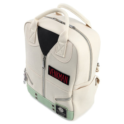 Loungefly Ghostbusters Venkman Cosplay Square Canvas Backpack - Top View