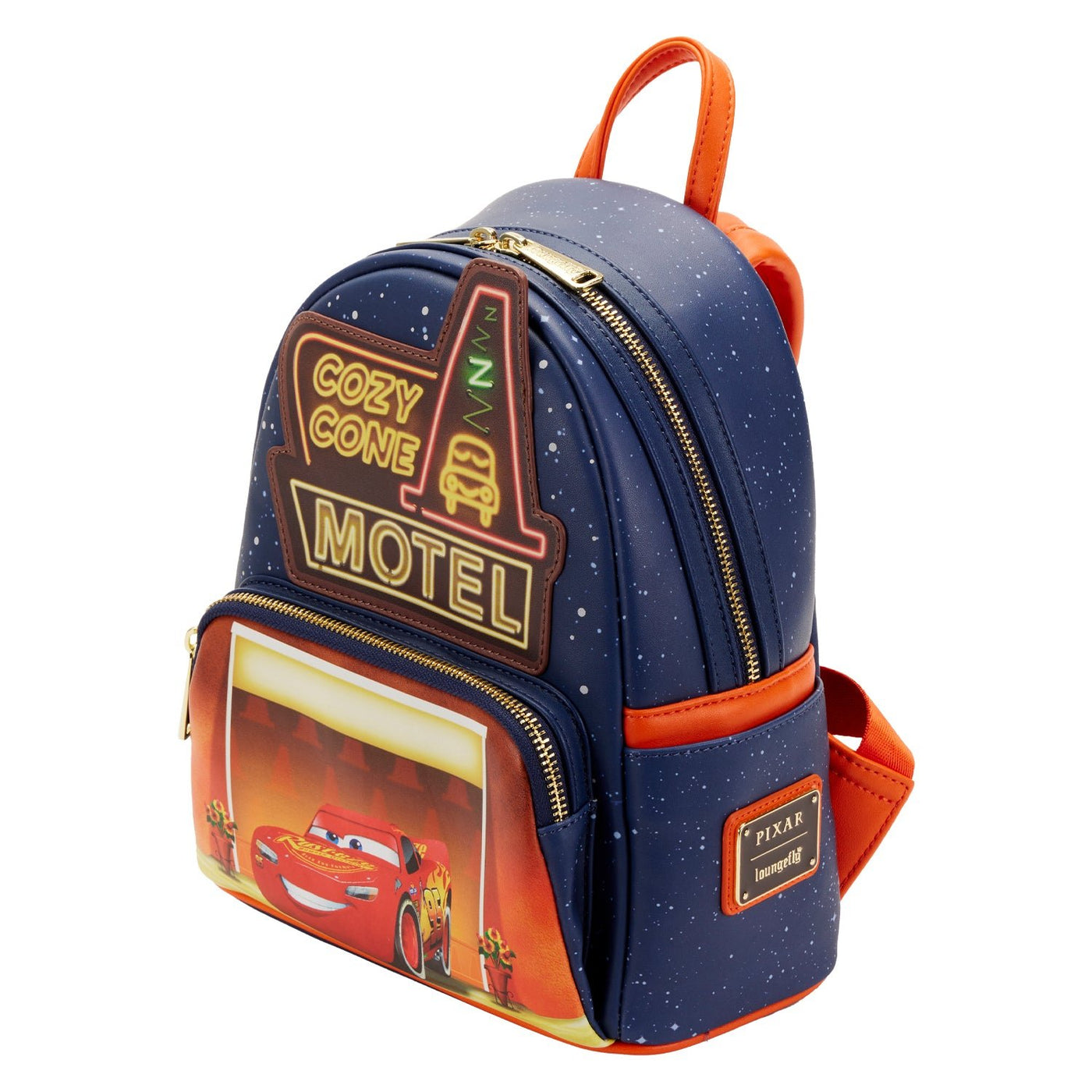 Loungefly Disney Pixar Moments Cars Cozy Cone Mini Backpack - Close Up
