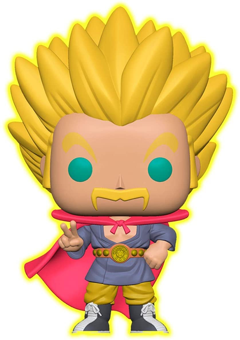 Dragon Ball Super Glow in the Dark Super Saiyan Hercule POP! Vinyl FIgure